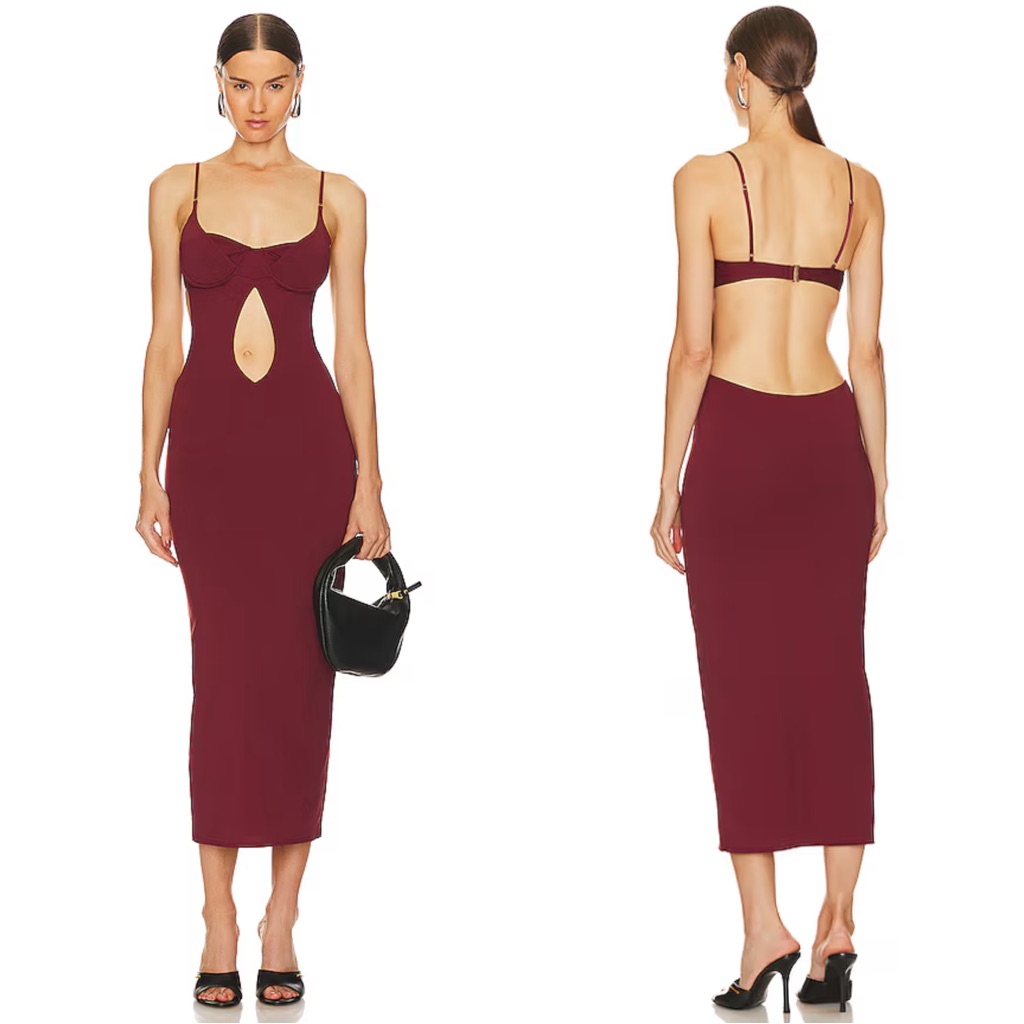 Nwt Buci Nyc Swan Dress In Carrube Sz Small — image 2 of 7
